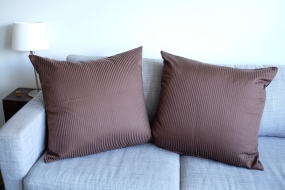 Hand made giant cushion covers, with hidden zip